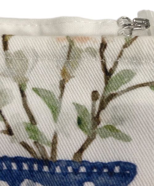 SEVEN TEN by MIHO KAWAHITO（セブン テン バイ ミホ カワヒト）SEVEN TEN by MIHO KAWAHITO (セブン テン バイ ミホ カワヒト) ブルーアンドホワイトプリントドレス ブルー×ホワイト サイズ:Mの古着・服飾アイテム