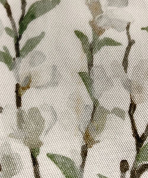 SEVEN TEN by MIHO KAWAHITO（セブン テン バイ ミホ カワヒト）SEVEN TEN by MIHO KAWAHITO (セブン テン バイ ミホ カワヒト) ブルーアンドホワイトプリントドレス ブルー×ホワイト サイズ:Mの古着・服飾アイテム