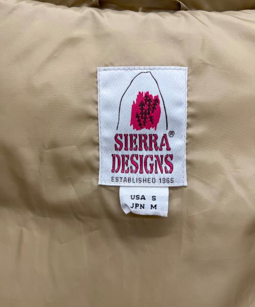 SIERRA DESIGNS（シエラデザインズ）SIERRA DESIGNS (シエラデザインズ) 2WAYダウンジャケット ベージュ サイズ:Mの古着・服飾アイテム