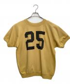WAREHOUSEウエアハウス）の古着「2ND-HAND NUMBERING SWEAT」｜イエロー
