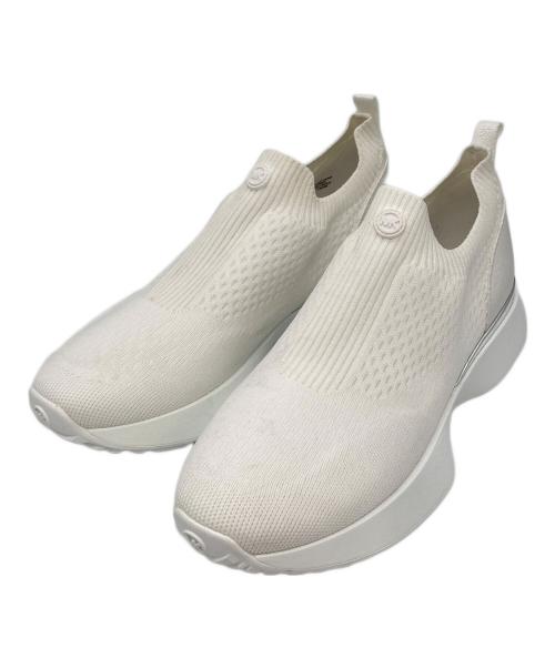 MICHAEL KORS（マイケルコース）MICHAEL KORS (マイケルコース) ARI SLIP ON LS23K ホワイト サイズ:8.5Mの古着・服飾アイテム