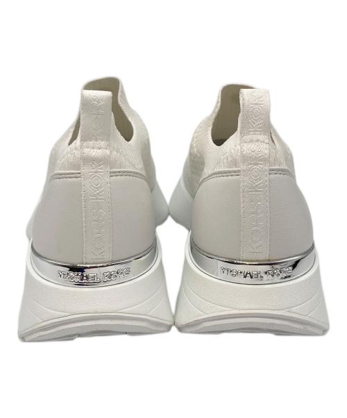 MICHAEL KORS（マイケルコース）MICHAEL KORS (マイケルコース) ARI SLIP ON LS23K ホワイト サイズ:8.5Mの古着・服飾アイテム