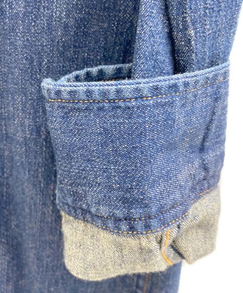 POLO RALPH LAUREN（ポロ・ラルフローレン）POLO RALPH LAUREN (ポロ・ラルフローレン) ストレッチデニム シャツドレス インディゴ サイズ:SIZE 4 未使用品の古着・服飾アイテム