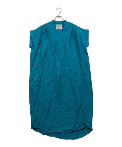 MICA&DEAL（マイカアンドディール）MICA&DEAL (マイカアンドディール) タックショルダーワンピース ブルー サイズ:36の古着・服飾アイテム