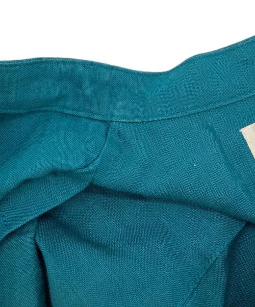 MICA&DEAL（マイカアンドディール）MICA&DEAL (マイカアンドディール) タックショルダーワンピース ブルー サイズ:36の古着・服飾アイテム