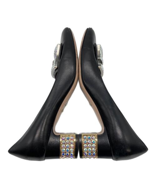 GUCCI（グッチ）GUCCI (グッチ) パンプス ブラック サイズ:37の古着・服飾アイテム