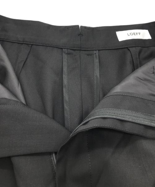 LOEFF（ロエフ）LOEFF (ロエフ) W トロピカル ボンタンパンツ ブラックの古着・服飾アイテム