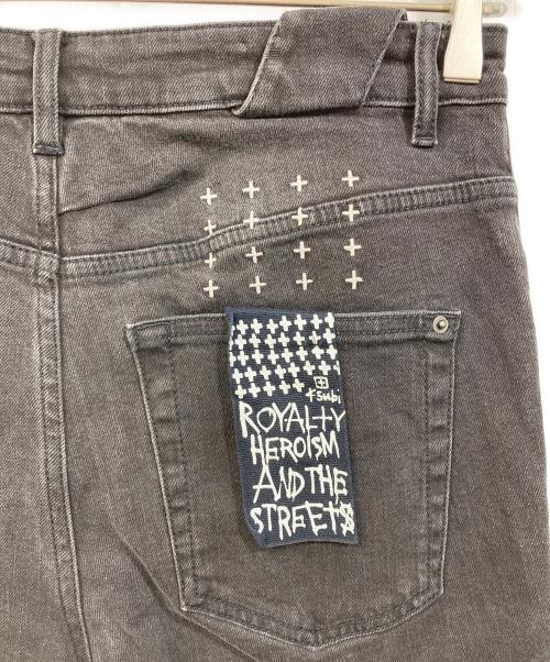 Ksubi（スビ）Ksubi (スビ) ダメージ加工スキニーデニムパンツ ブラック サイズ:W31の古着・服飾アイテム