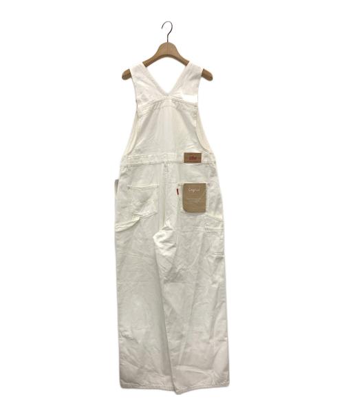 UNGRID（アングリッド）UNGRID (アングリッド) ルーズデニムサロペット ホワイト サイズ:Mの古着・服飾アイテム