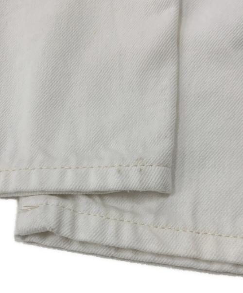 UNGRID（アングリッド）UNGRID (アングリッド) ルーズデニムサロペット ホワイト サイズ:Mの古着・服飾アイテム