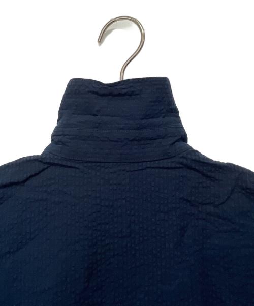 BROOKS BROTHERS（ブルックスブラザーズ）BROOKS BROTHERS (ブルックスブラザーズ) コットンシアサッカーショートスリーブシャツドレス ネイビーの古着・服飾アイテム