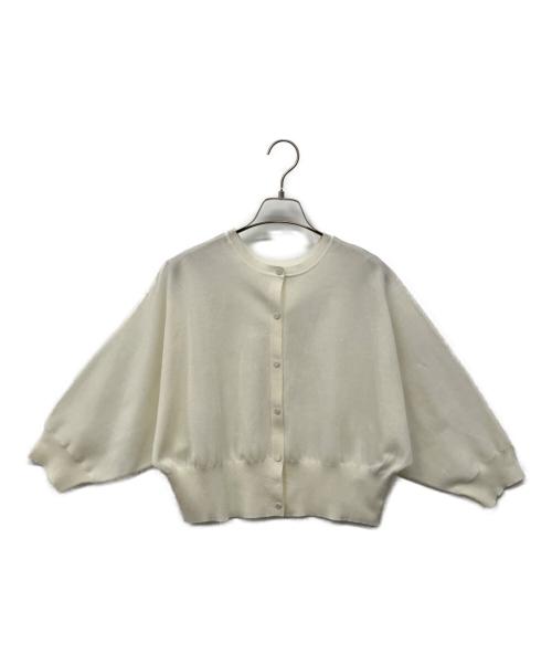 martinique（マルティニーク）martinique (マルティニーク) サマーダブルフェイスカーディガン ホワイト サイズ:Fの古着・服飾アイテム
