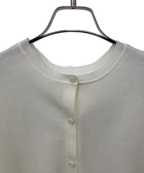 martinique（マルティニーク）martinique (マルティニーク) サマーダブルフェイスカーディガン ホワイト サイズ:Fの古着・服飾アイテム