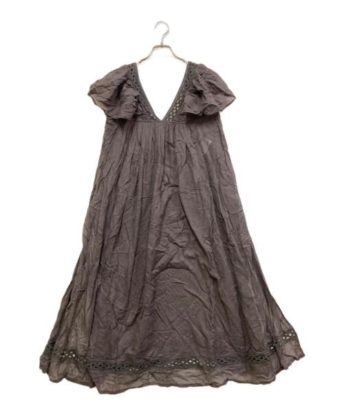 ne quittez pas（ヌキテパ）ne quittez pas (ヌキテパ) ノースリーブワンピース グレー サイズ:FREEの古着・服飾アイテム