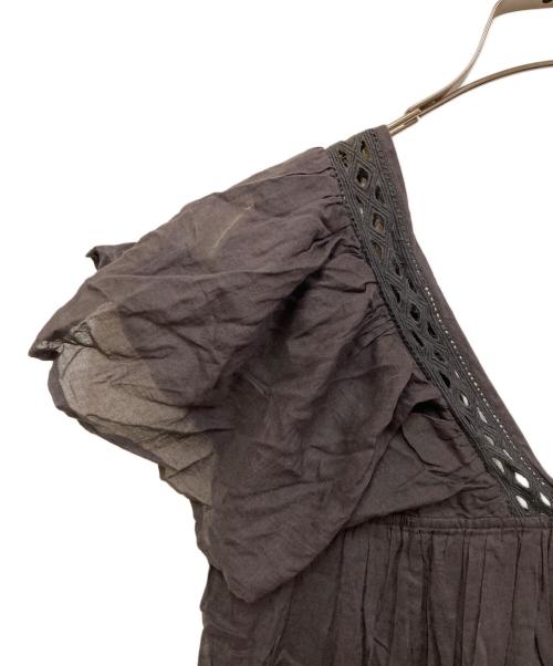 ne quittez pas（ヌキテパ）ne quittez pas (ヌキテパ) ノースリーブワンピース グレー サイズ:FREEの古着・服飾アイテム