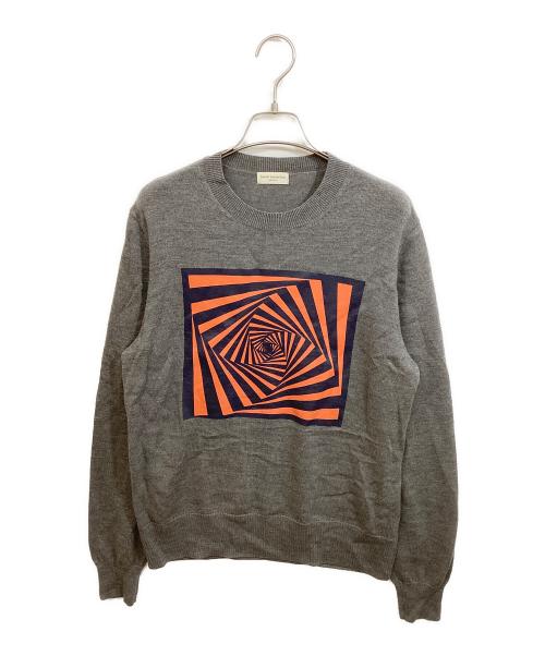 DRIES VAN NOTEN（ドリスヴァンノッテン）DRIES VAN NOTEN (ドリスヴァンノッテン) ウールニット グレー サイズ:Mの古着・服飾アイテム