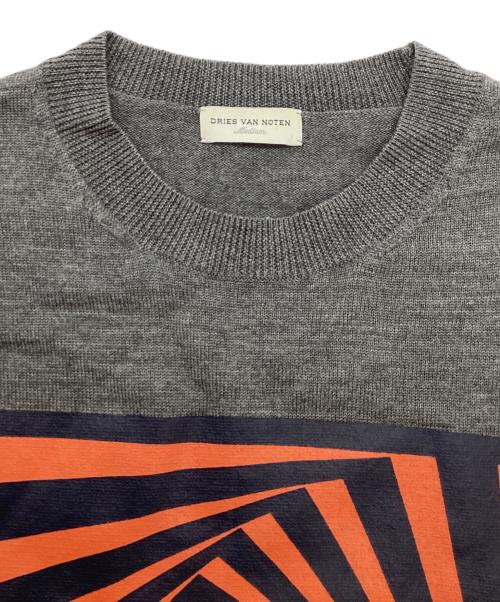 DRIES VAN NOTEN（ドリスヴァンノッテン）DRIES VAN NOTEN (ドリスヴァンノッテン) ウールニット グレー サイズ:Mの古着・服飾アイテム
