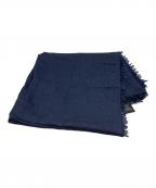 GUCCIグッチ）の古着「GGウールシルクスカーフ 508027」｜ネイビー