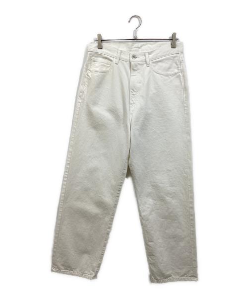 STEVEN ALAN（スティーブンアラン）STEVEN ALAN (スティーブンアラン) 13.5oz デニム 5ポケット バギー テーパード パンツ ホワイト サイズ:31の古着・服飾アイテム
