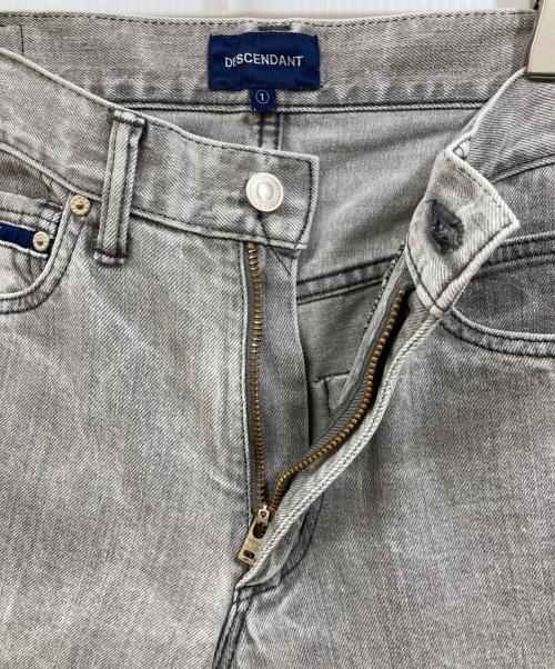 DESCENDANT（ディセンダント）DESCENDANT (ディセンダント) デニムパンツ グレー サイズ:1の古着・服飾アイテム