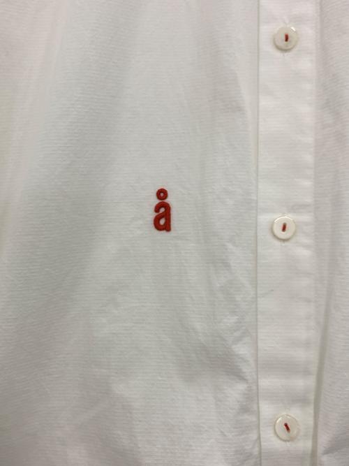 nagonstans（ナゴンスタンス）nagonstans (ナゴンスタンス) balloon hem shirt ホワイト サイズ:MEDIUMの古着・服飾アイテム