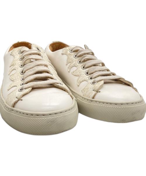 BUTTERO（ブッテロ）BUTTERO (ブッテロ) スニーカー ベージュ サイズ:35の古着・服飾アイテム