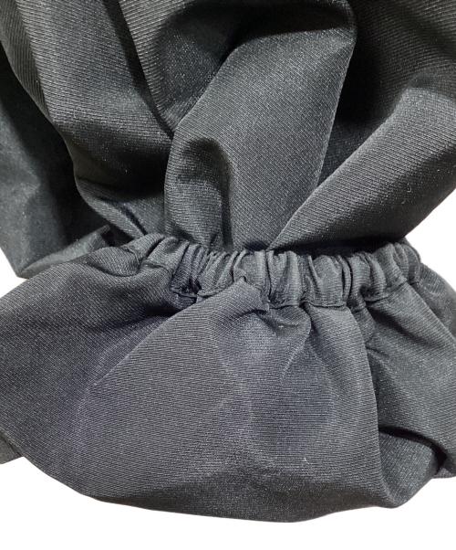 MSGM（エムエスジーエム）MSGM (エムエスジーエム) バルーンスリーブ クロップドタフタシャツ ブラック サイズ:40の古着・服飾アイテム