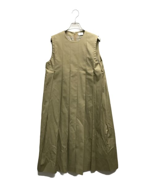 miccar（ミカール）miccar (ミカール) ノースリーブワンピース ベージュ サイズ:Freeの古着・服飾アイテム