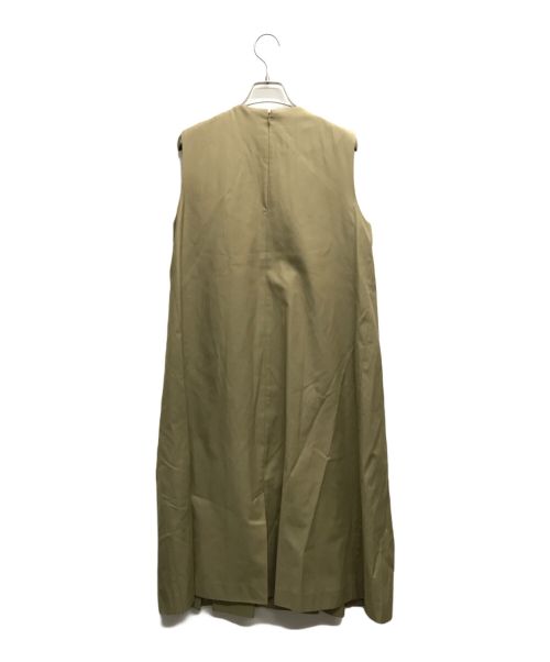 miccar（ミカール）miccar (ミカール) ノースリーブワンピース ベージュ サイズ:Freeの古着・服飾アイテム