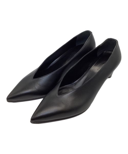 HERMES（エルメス）HERMES (エルメス) パンプス ブラック サイズ:SIZE 36 1/2の古着・服飾アイテム