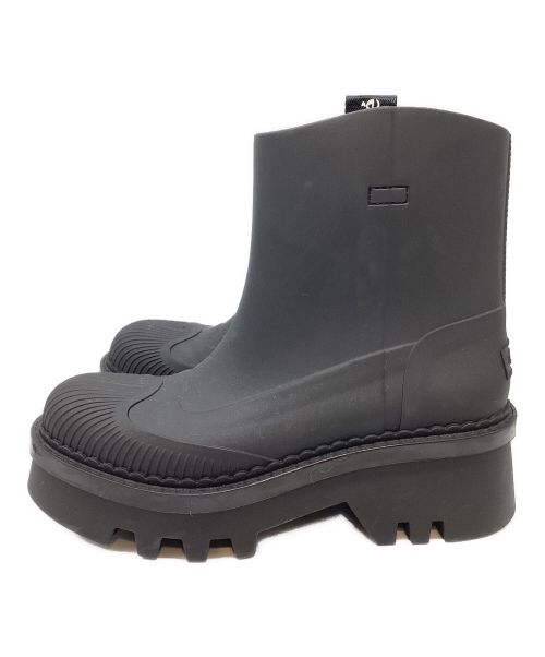 Chloe（クロエ）Chloe (クロエ) レインブーツ ブラック サイズ:37の古着・服飾アイテム