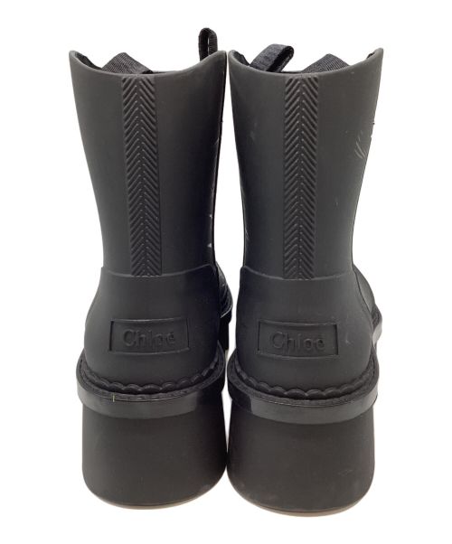 Chloe（クロエ）Chloe (クロエ) レインブーツ ブラック サイズ:37の古着・服飾アイテム