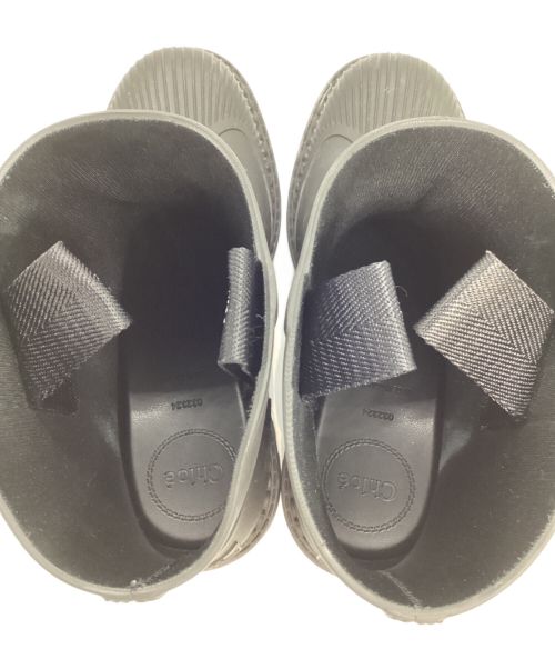 Chloe（クロエ）Chloe (クロエ) レインブーツ ブラック サイズ:37の古着・服飾アイテム