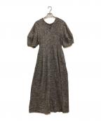 LAGUNA MOONラグナムーン）の古着「コクーンZIPワンピース」｜ブラック