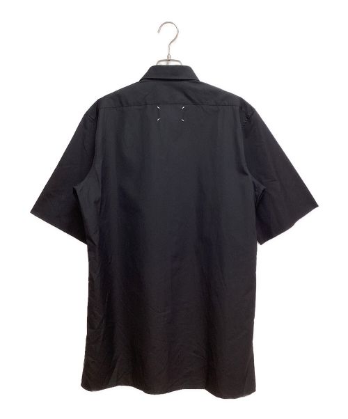 Maison Margiela（メゾンマルジェラ）Maison Margiela (メゾンマルジェラ) Short Sleeved Shirt (ショートスリーブシャツ) ブラック サイズ:41の古着・服飾アイテム