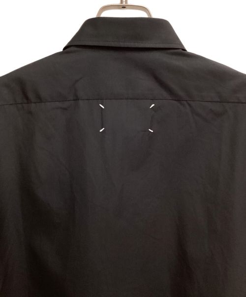 Maison Margiela（メゾンマルジェラ）Maison Margiela (メゾンマルジェラ) Short Sleeved Shirt (ショートスリーブシャツ) ブラック サイズ:41の古着・服飾アイテム