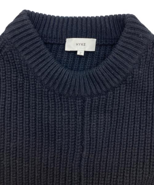 HYKE（ハイク）HYKE (ハイク) RIBBED KNIT OP ブラック サイズ:2の古着・服飾アイテム