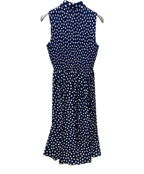 Kate Spade（ケイトスペード）Kate Spade (ケイトスペード) ノースリーブワンピース ネイビー サイズ:2の古着・服飾アイテム