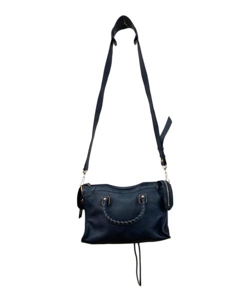 BALENCIAGA（バレンシアガ）BALENCIAGA (バレンシアガ) 2WAYバッグ ネイビーの古着・服飾アイテム