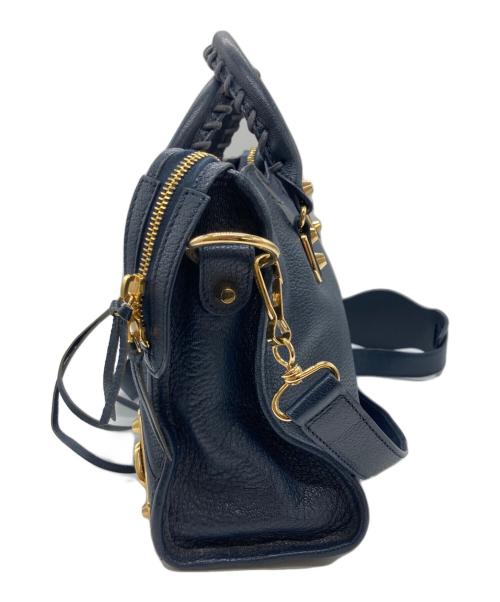 BALENCIAGA（バレンシアガ）BALENCIAGA (バレンシアガ) 2WAYバッグ ネイビーの古着・服飾アイテム