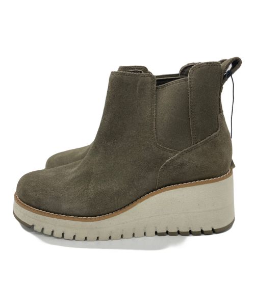 COLE HAAN（コールハーン）COLE HAAN (コールハーン) W ZEROGRAND CITY WEDGE BOOT WP ブラウン サイズ:5 1/2の古着・服飾アイテム