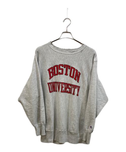 Champion REVERSE WEAVE（チャンピオン リバース ウィーブ）Champion REVERSE WEAVE (チャンピオン リバース ウィーブ) クルーネックスウェット グレー サイズ:XLの古着・服飾アイテム