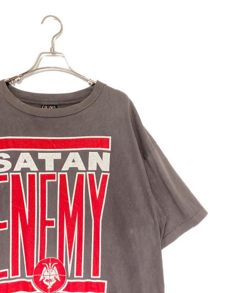 SAINT MICHAEL（セントマイケル）SAINT MICHAEL (セントマイケル) SS TEE SATAN ENEMY グレー サイズ:XXLの古着・服飾アイテム