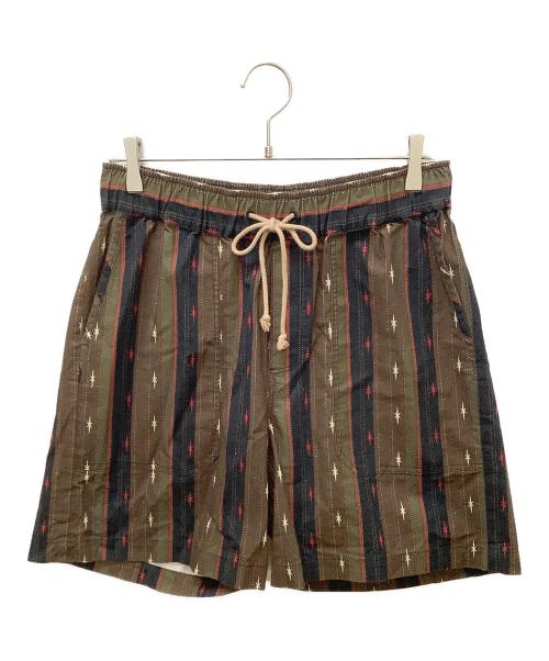 PHIPPS（フィップス）PHIPPS (フィップス) RUSTIC COTTON LUGGER SHORTS ブラウン サイズ:Mの古着・服飾アイテム