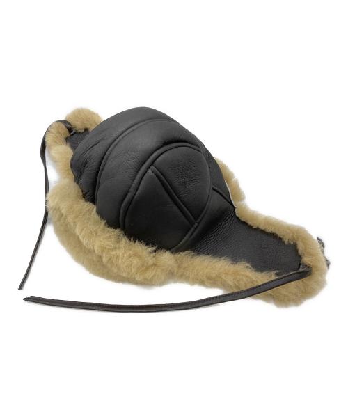 CAWLEY（コーリー）CAWLEY (コーリー) Sheepskin Unisex Trapper Hat ブラウン サイズ:なしの古着・服飾アイテム