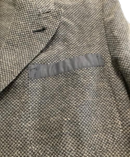 DRIES VAN NOTEN（ドリスヴァンノッテン）DRIES VAN NOTEN (ドリスヴァンノッテン) リネン混テーラードジャケット カーキ サイズ:44の古着・服飾アイテム