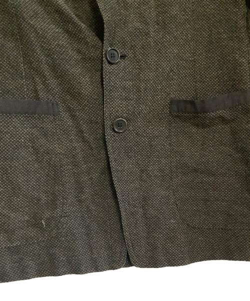 DRIES VAN NOTEN（ドリスヴァンノッテン）DRIES VAN NOTEN (ドリスヴァンノッテン) リネン混テーラードジャケット カーキ サイズ:44の古着・服飾アイテム