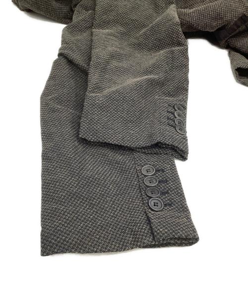 DRIES VAN NOTEN（ドリスヴァンノッテン）DRIES VAN NOTEN (ドリスヴァンノッテン) リネン混テーラードジャケット カーキ サイズ:44の古着・服飾アイテム