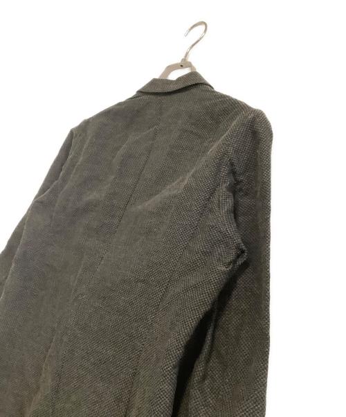 DRIES VAN NOTEN（ドリスヴァンノッテン）DRIES VAN NOTEN (ドリスヴァンノッテン) リネン混テーラードジャケット カーキ サイズ:44の古着・服飾アイテム