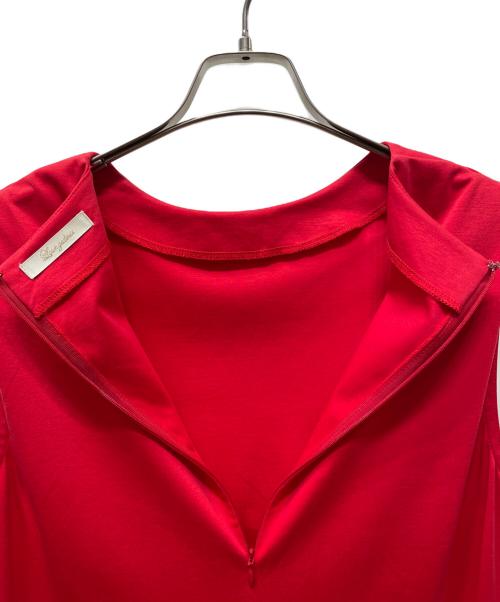 Loungedress（ラウンジドレス）Loungedress (ラウンジドレス) ポンチタックワンピース レッド サイズ:FREEの古着・服飾アイテム